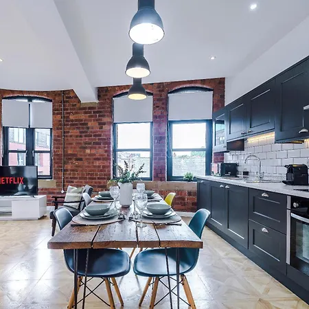 Luxury 2 King Beds In City Centre Лидс Экстерьер фото